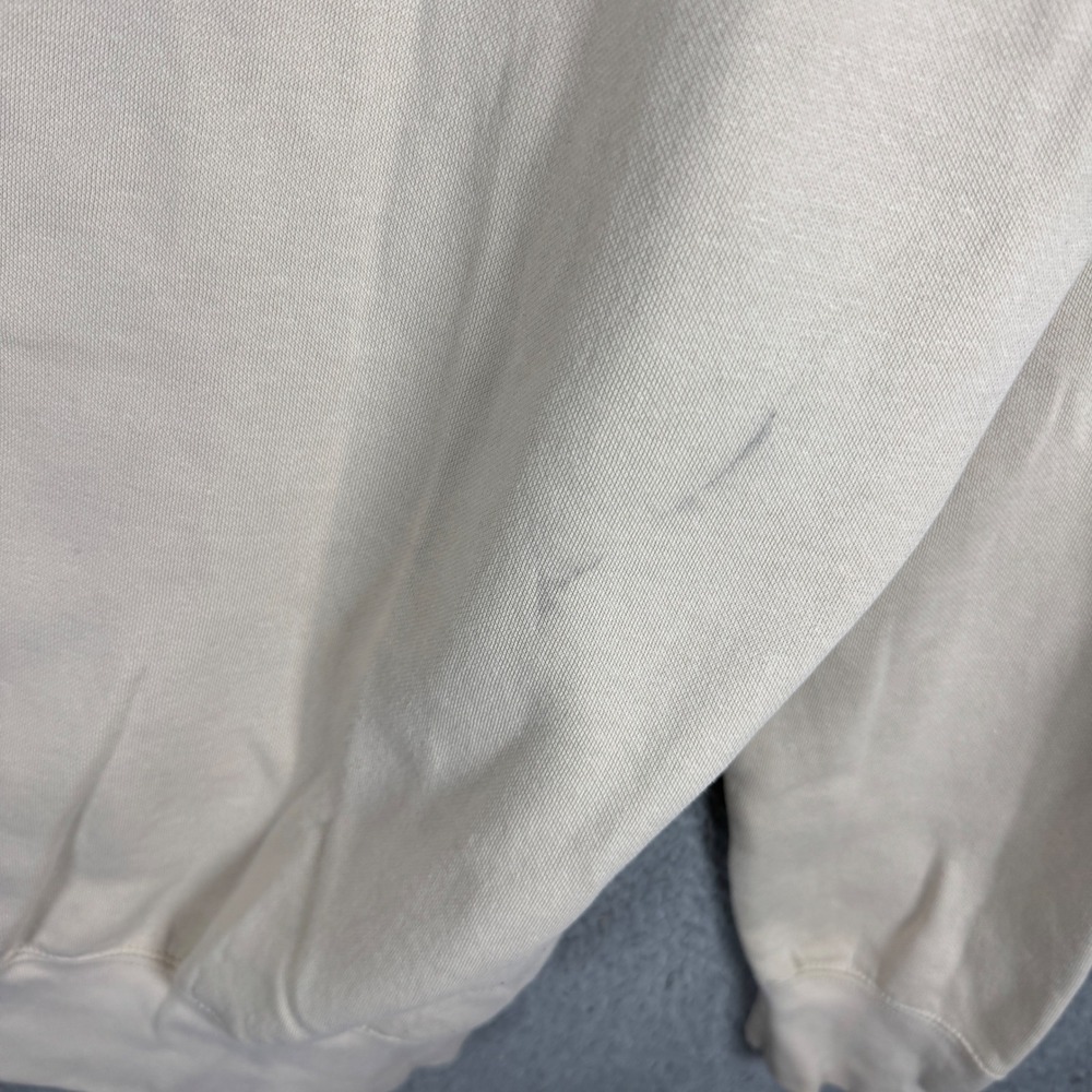 Bad Bunny Nadie Sabe Lo Que Va A Pasar Mañana Hoodie Beige Large Smart Blanks - Picture 8 of 9